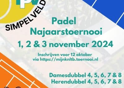 Padel Najaarstoernooi